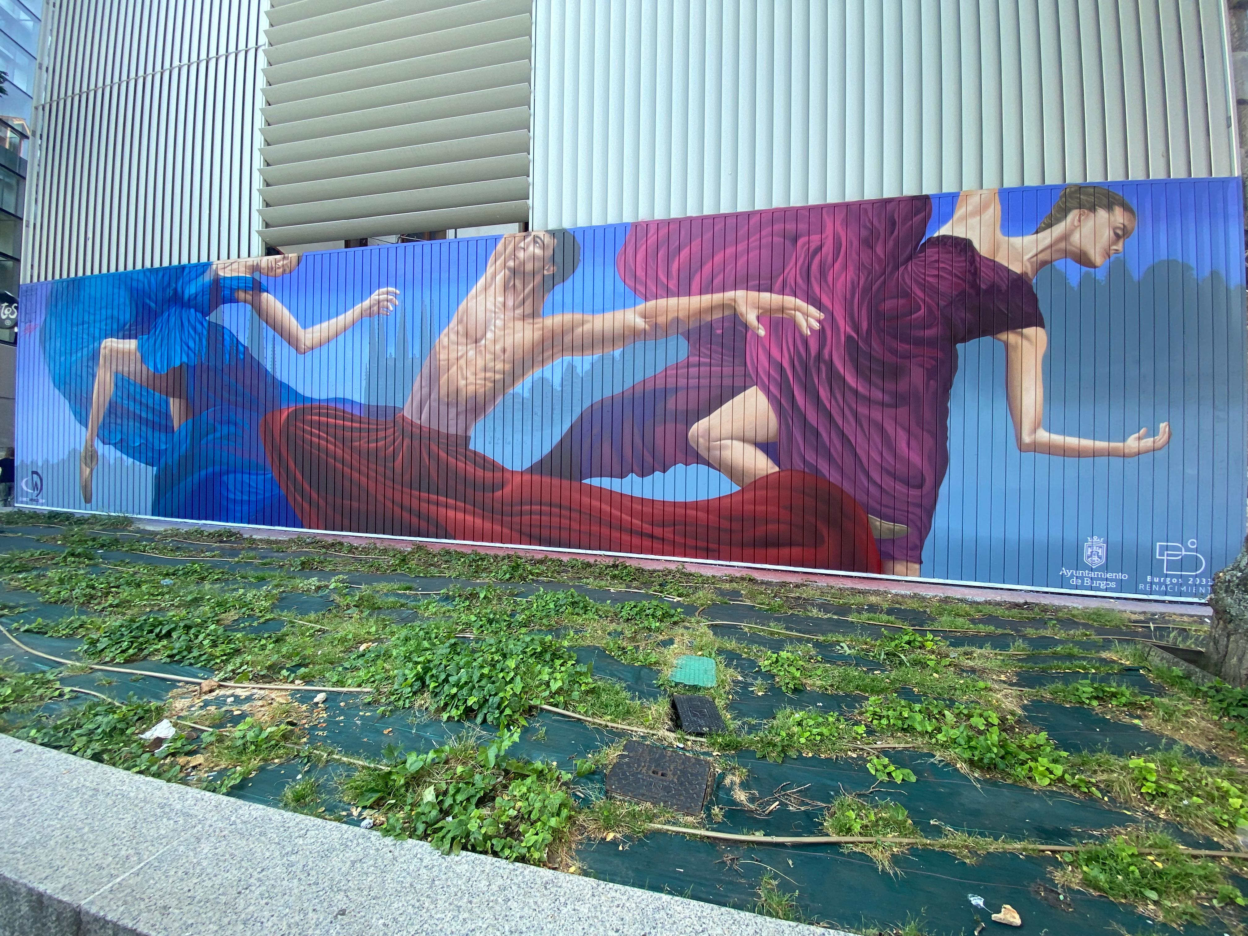 Dance World Cup mural